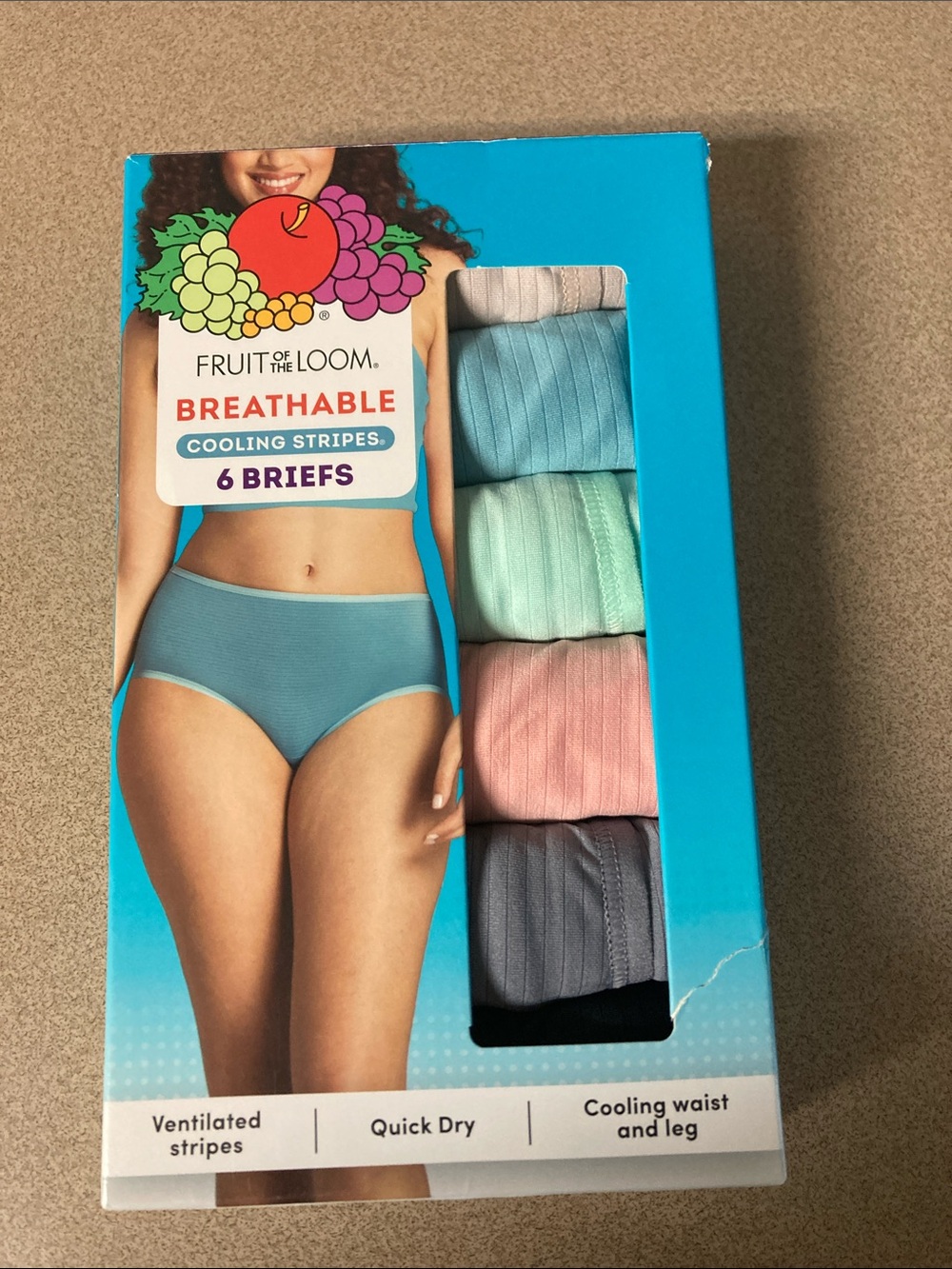 Fruit of the loom ladies 6 pack Briefs
